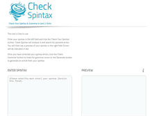 Tablet Screenshot of checkspintax.com